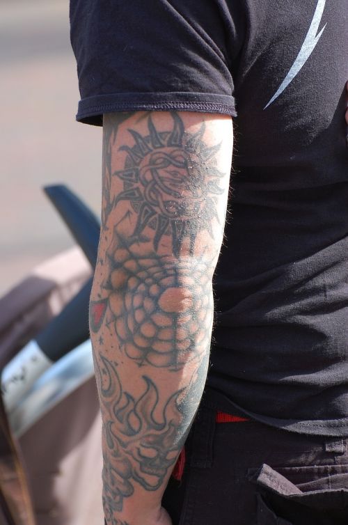 tattoo arm dark
