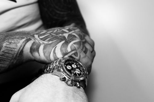 tattoo man hand