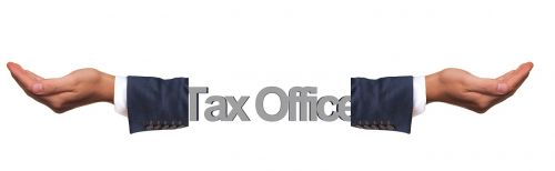 tax office hands stop