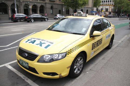 taxi car yellow