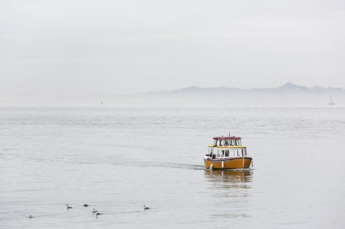 taxi boat ocean