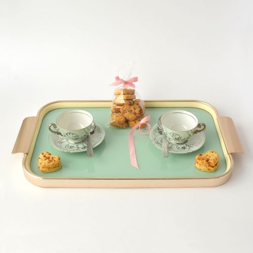 tea cookies tray