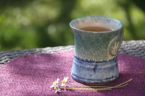 tea  outside  garden