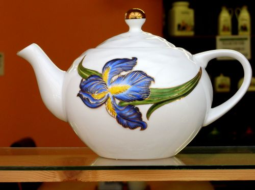 tea teapot white