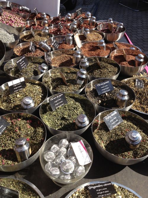 tea herbs green