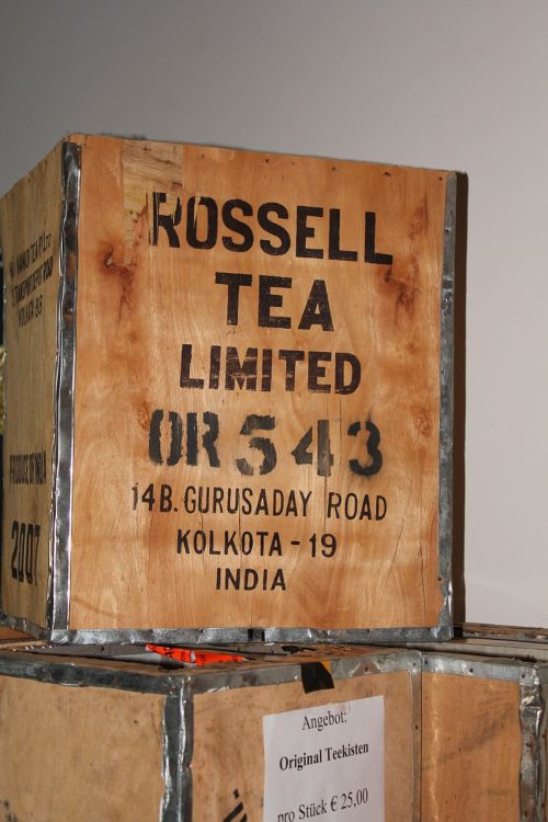 tea chests merchandise wooden box