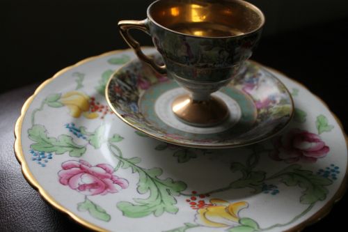 tea cup plate saucer