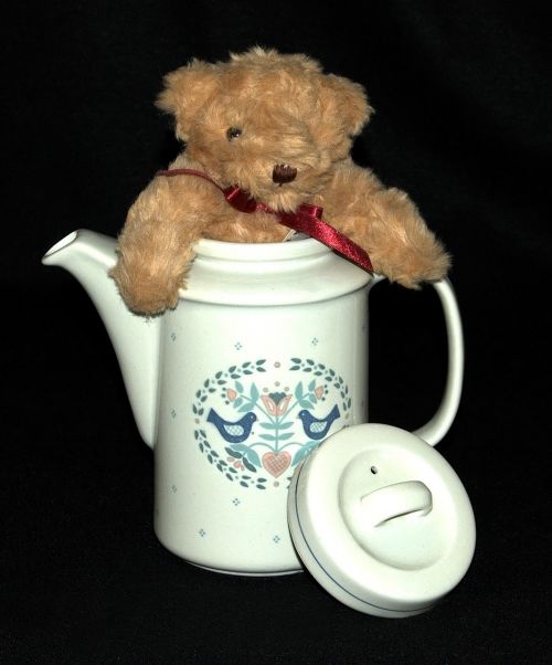 tea pot bear animal
