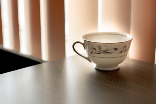 teacup ceramic table
