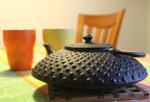 teapot tea mugs