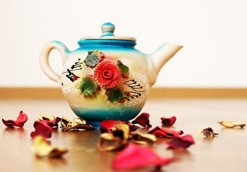teapot rose flower