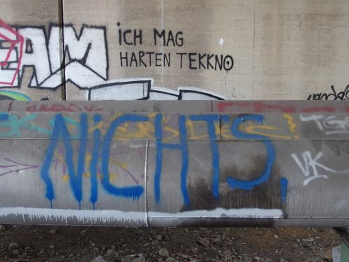 techno graffiti nothing