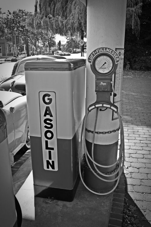 technology gauge petrol stations