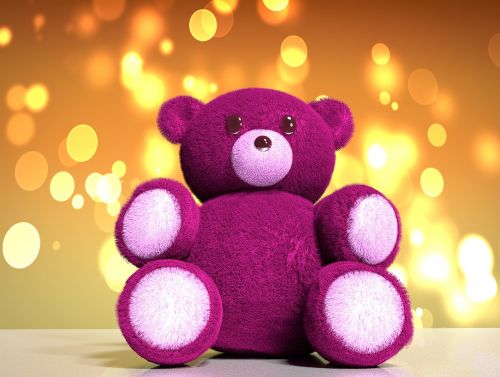 teddy bear pink