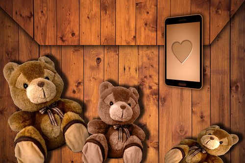 teddy bear  romantic  design