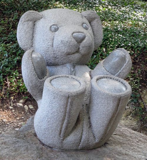 teddy bear sculpture baby