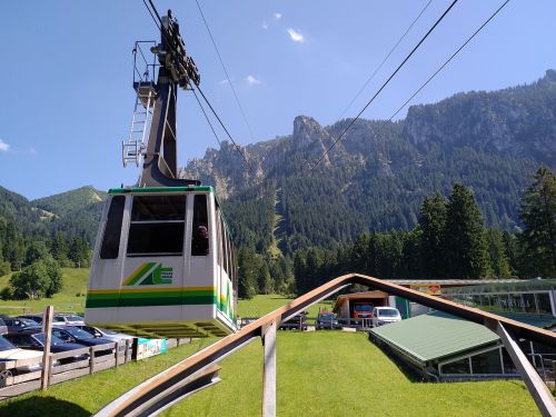 tegelberg tegel mountain rail cable car