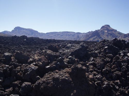 teide rocks volcanic stone