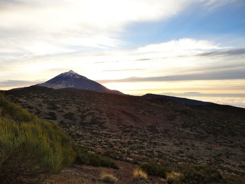 teide tenerife sunset