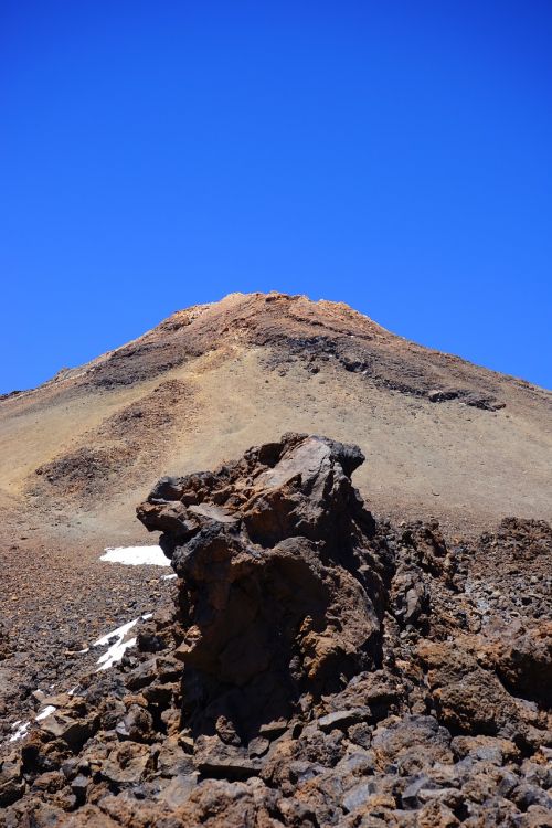 teide summit lava rocks