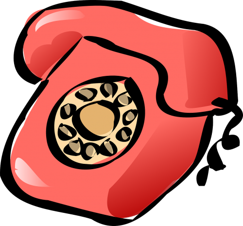 telephone classic red