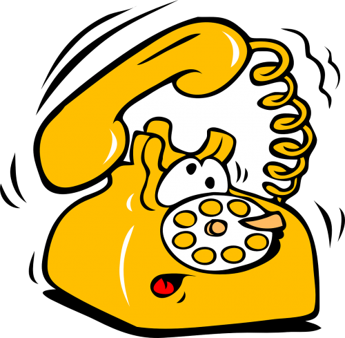 telephone rotary yellow