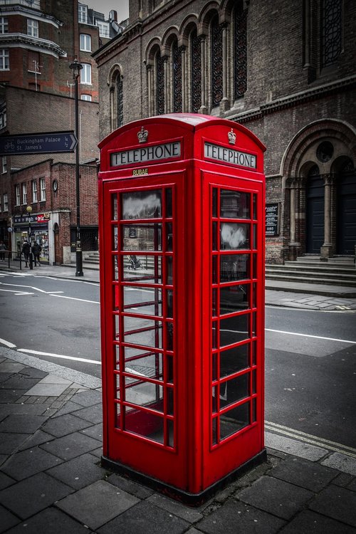 telephone booth  telephone  english