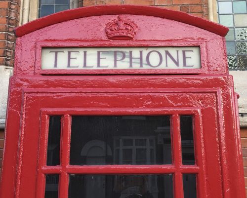 telephone box red telephone