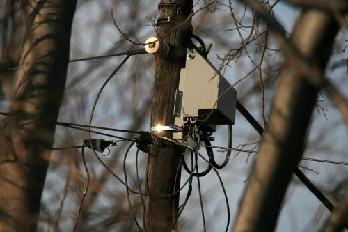 Telephone Pole &amp; Communication Unit