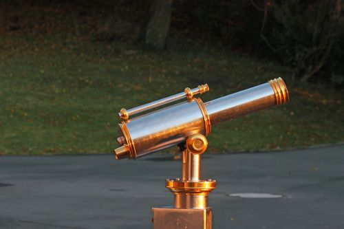 telescope view silver