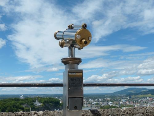 telescope by looking view