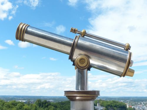 telescope by looking view