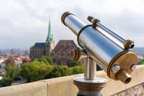 telescope  binoculars  watch