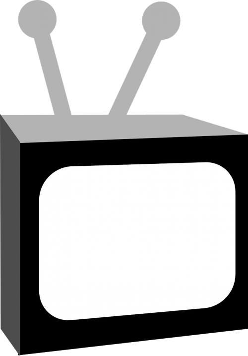 television black white