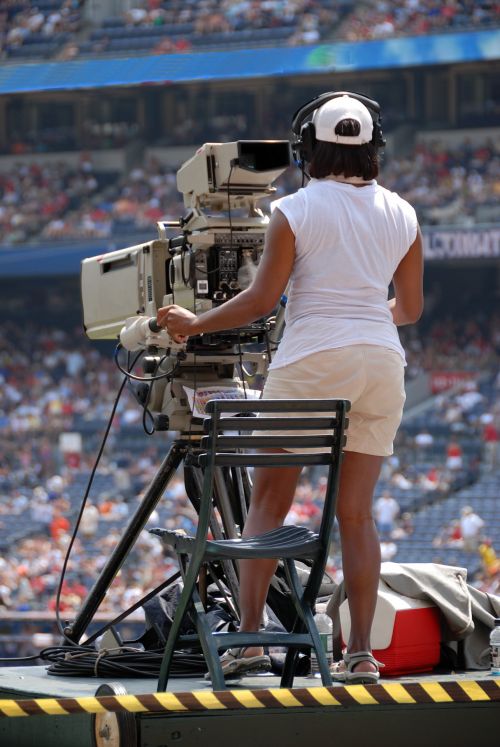 Television Camera Woman