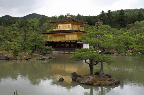 temple  golden  kyoto