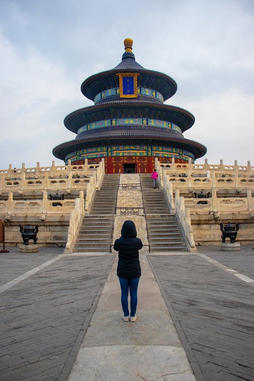 temple of heaven  beijing  architecture