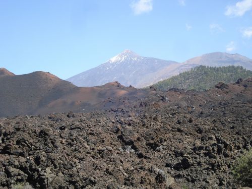 tenerife lava volcano
