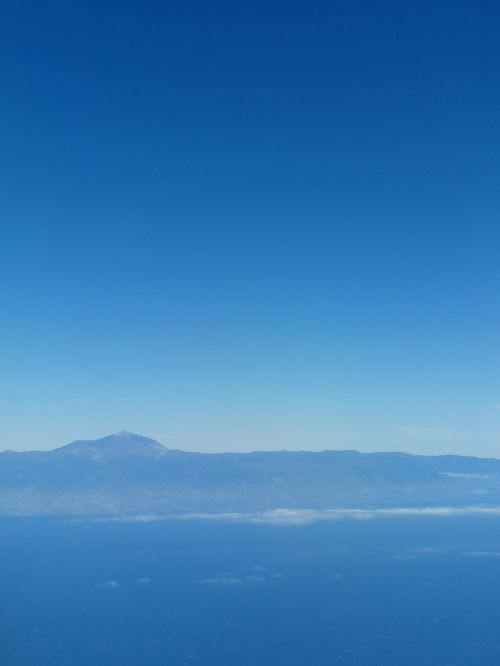 tenerife island aerial view