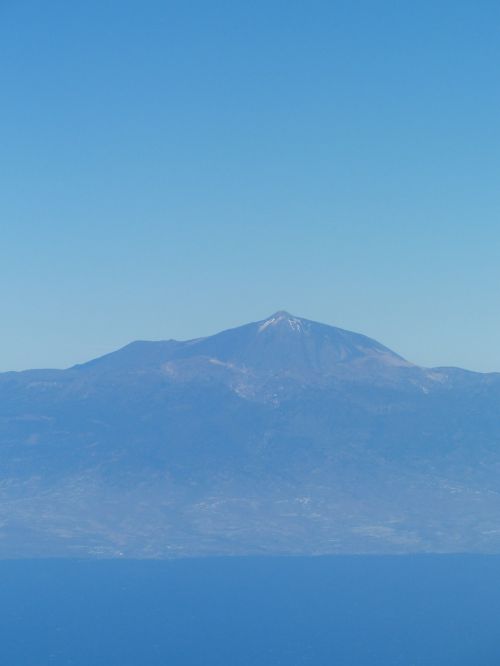 tenerife island aerial view