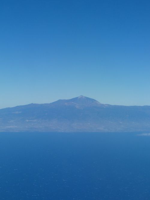 tenerife island aerial view