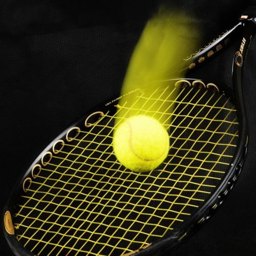 tennis racket ball