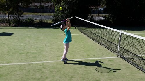 tennis ball child
