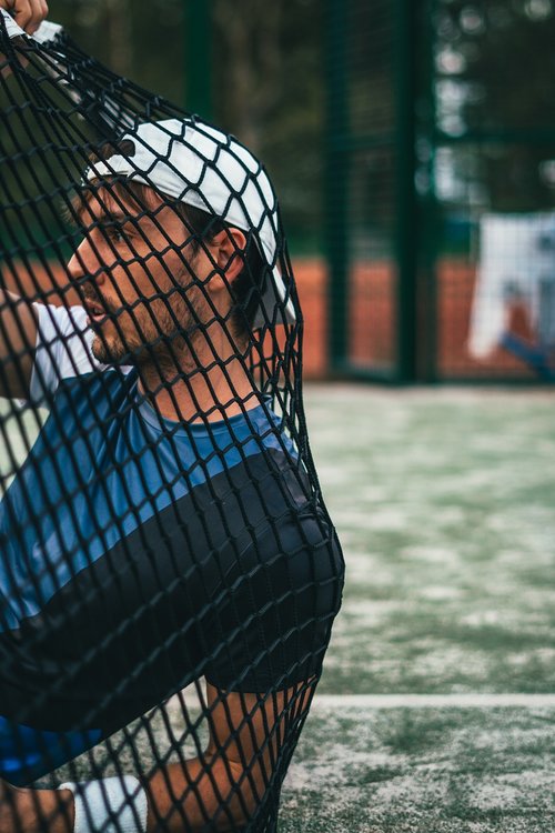 tennis  man  background
