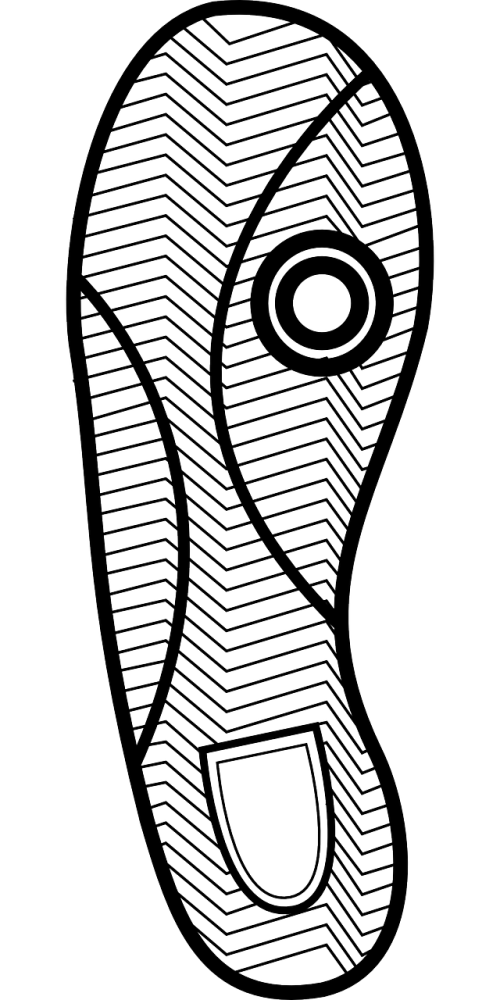 tennis shoe footprint clothing
