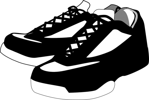 tennis shoes shoes black
