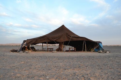 tent sahara morocco