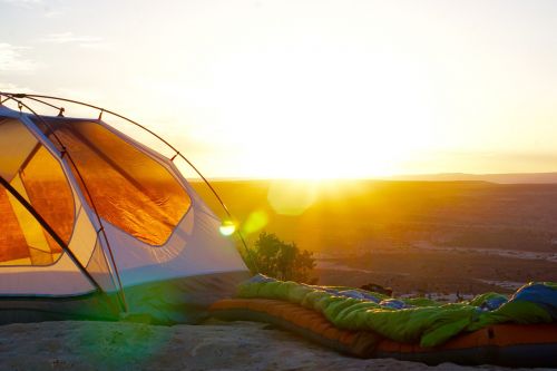 tent travel adventure