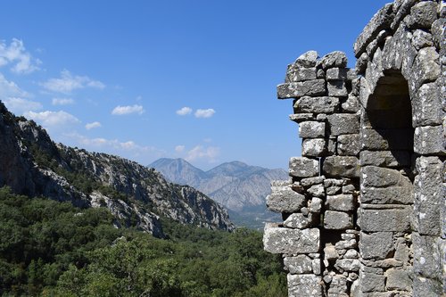 termessos  turkey  old town