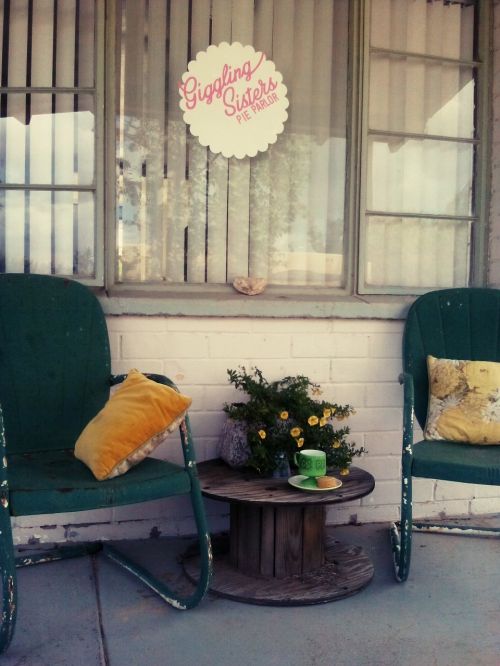 terrace chairs outdoors